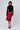 Paloma Satin Skirt In Merlot 