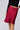 Paloma Satin Skirt In Merlot 