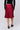 Paloma Satin Skirt In Merlot 