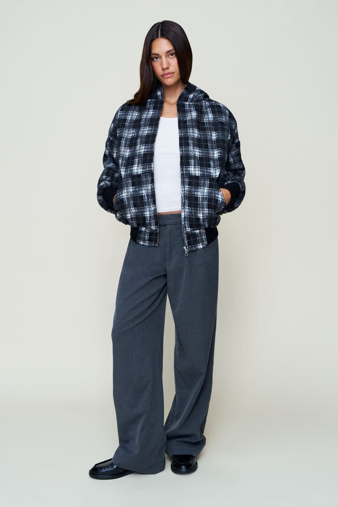 Charli Hooded Quilted Jacket
