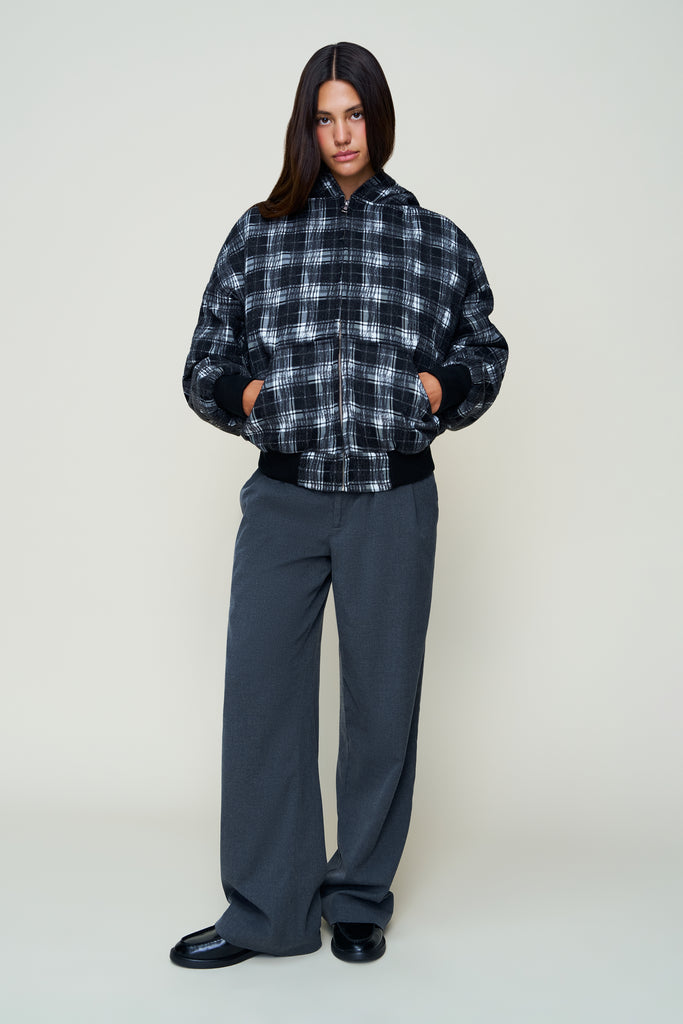 Charli Hooded Quilted Jacket