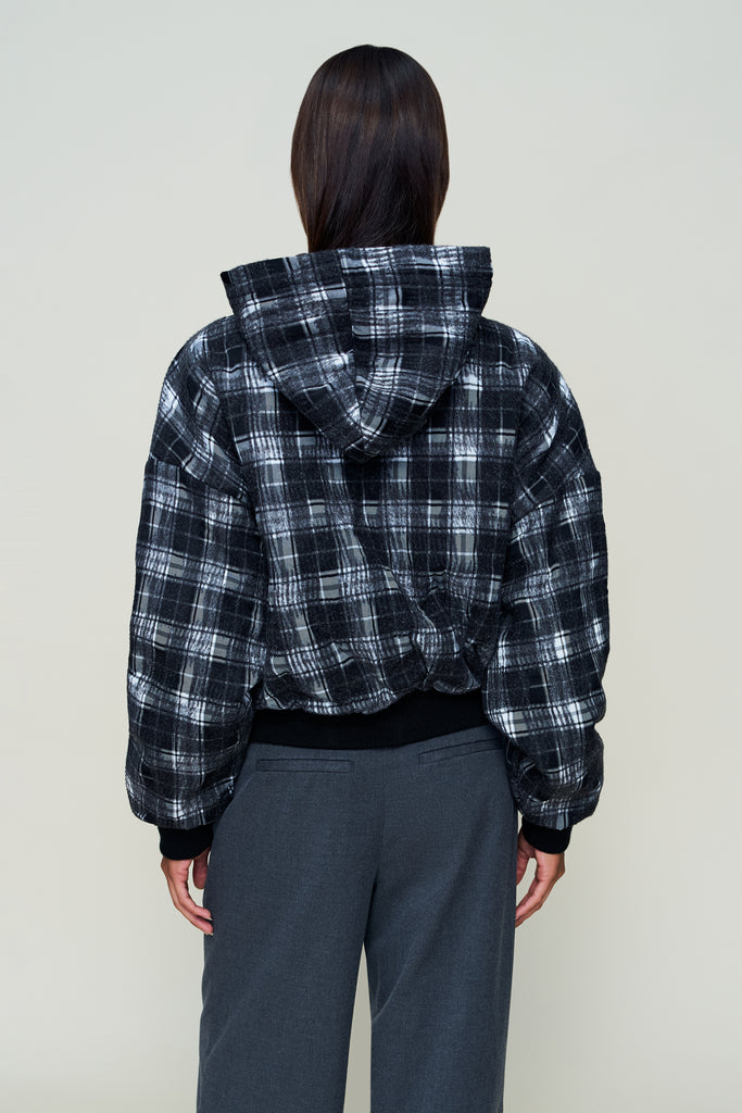 Charli Hooded Quilted Jacket