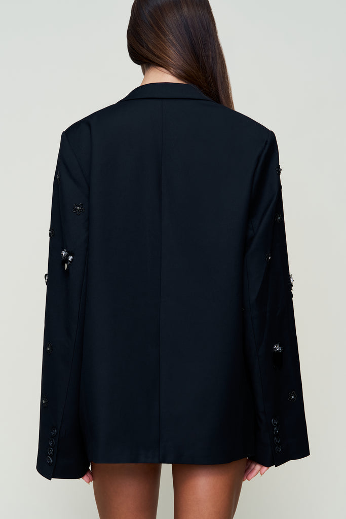 EMBELLISHED OVERSIZED BLAZER