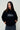 Bedazzled Pull Over Hoodie in Black