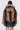 Cosette Cropped Faux Fur Jacket in Tawny Brown