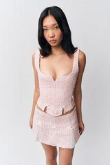 Arlo Corset in Light Pink