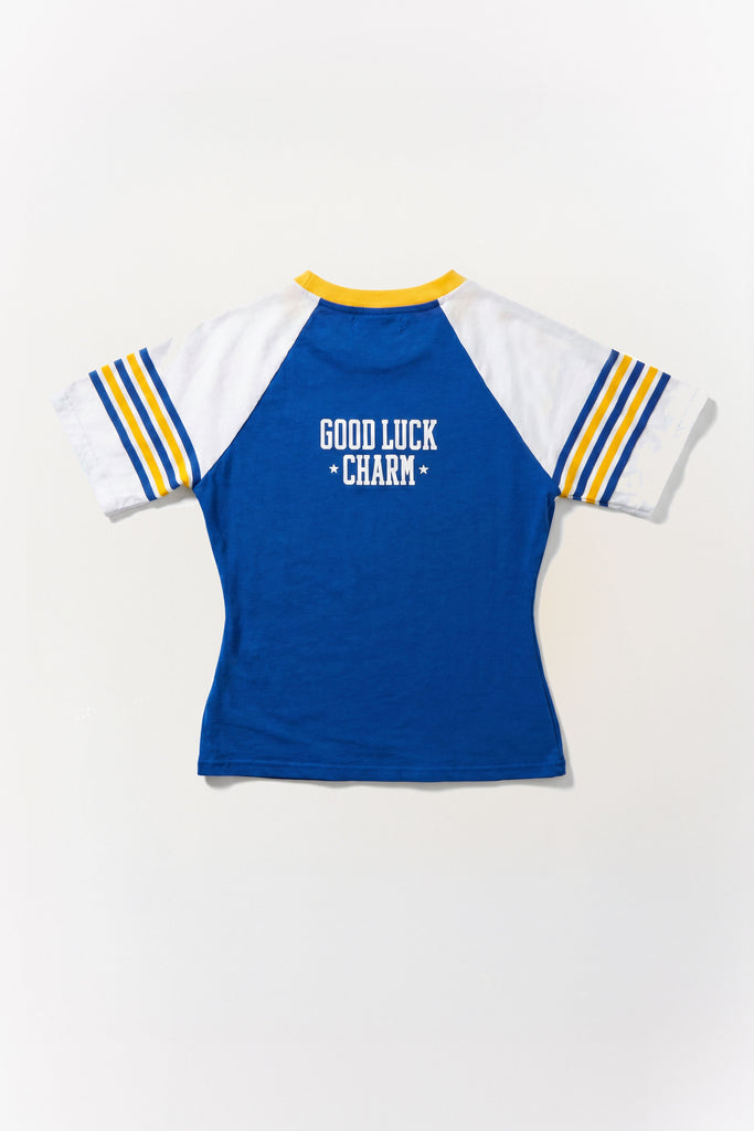 Shrunken Team Jersey in Blue