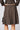 Maelie Low Rise Skirt in Brown Houndstooth