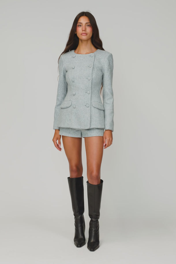 LIZZY MINI SHORT IN LIGHT BLUE