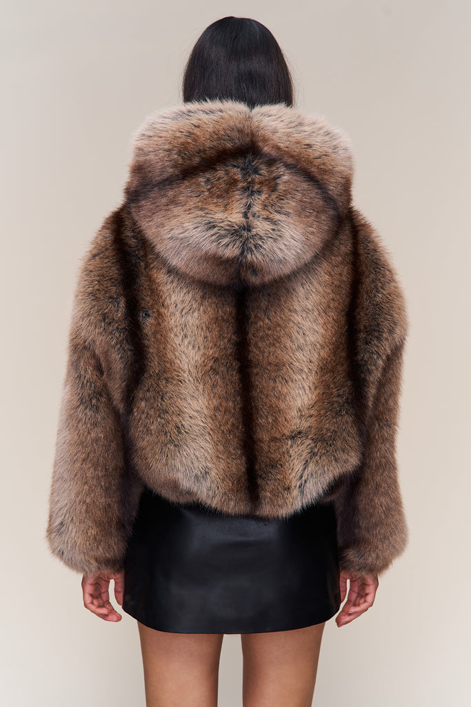 Cosette Cropped Fur Jacket