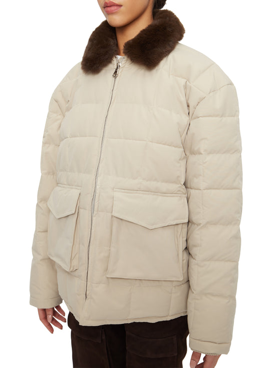 Quilted Mid Puffer Jacket